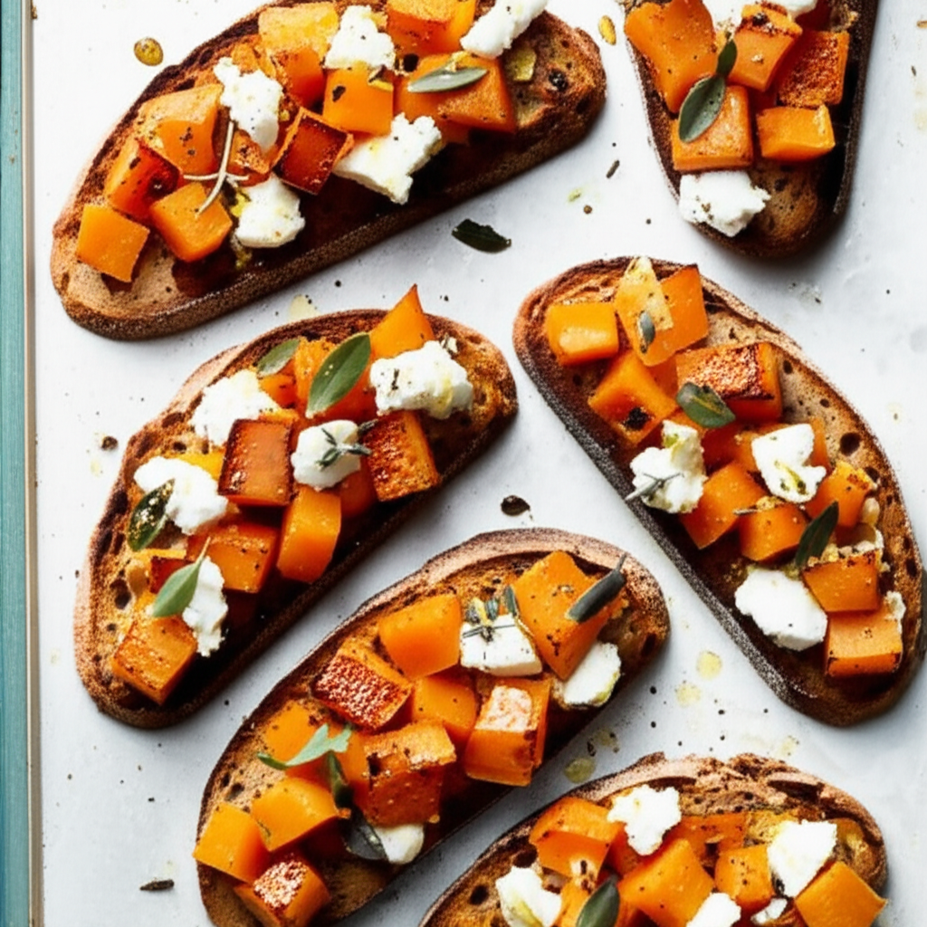Pumpkin Bruschetta